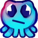 awkward octopus Discord emoji — free static PNG download