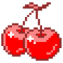 cherries Discord emoji — free static PNG download