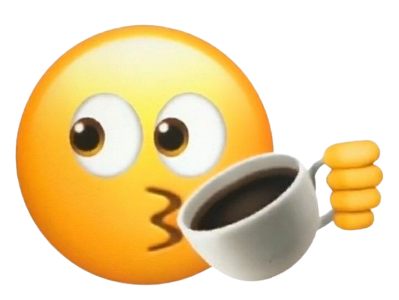 coffee sipping Discord emoji - free download