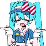 mesmerizer miku shrug Discord emoji — free static PNG download