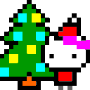 christmashellokitty Discord emoji — free animated GIF download