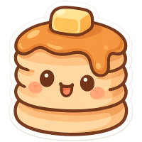 cute pancakes Discord emoji — free static PNG download