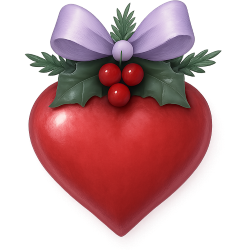 redchristmasheart Discord emoji — free static PNG download