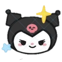 kuromi cutesy Discord emoji — free static PNG download