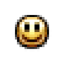 gold smiley Discord emoji — free static PNG download