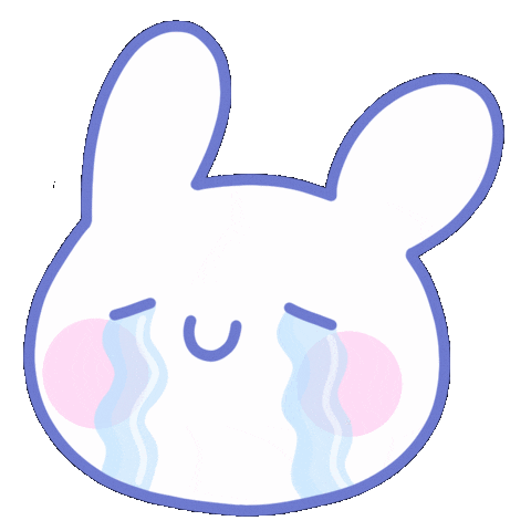 bunny cry Discord emoji — free static PNG download