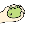 frog shake Discord emoji — free animated GIF download