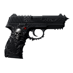 gothic pistol Discord emoji — free static PNG download