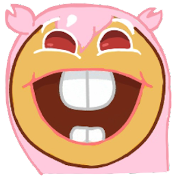 cherryblossom omegalul Discord emoji — free static PNG download