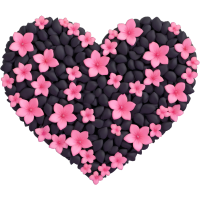 pinkblacksakuraheart Discord emoji — free static PNG download