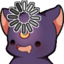 luna thinking Discord emoji — free static PNG download