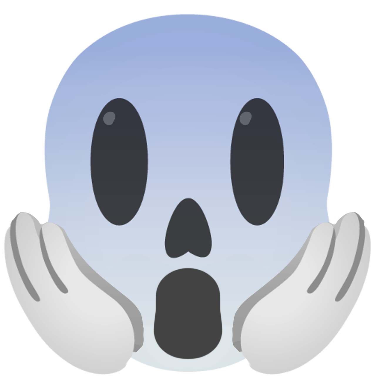 skull scream Discord emoji — free static PNG download