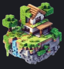 minecraft couzy house Discord emoji — free static PNG download