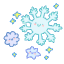 snowflakes Discord emoji — free animated GIF download