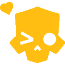 1skull love Discord emoji — free static PNG download
