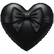 blackbowheartanimated Discord emoji — free animated GIF download