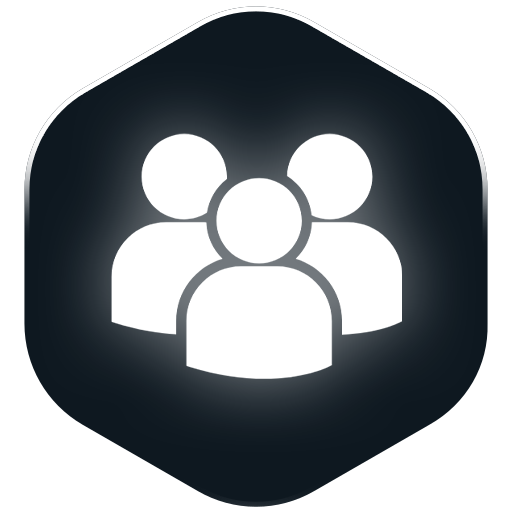 management hexagon Discord emoji — free static PNG download