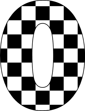 checkered 0 Discord emoji - free download