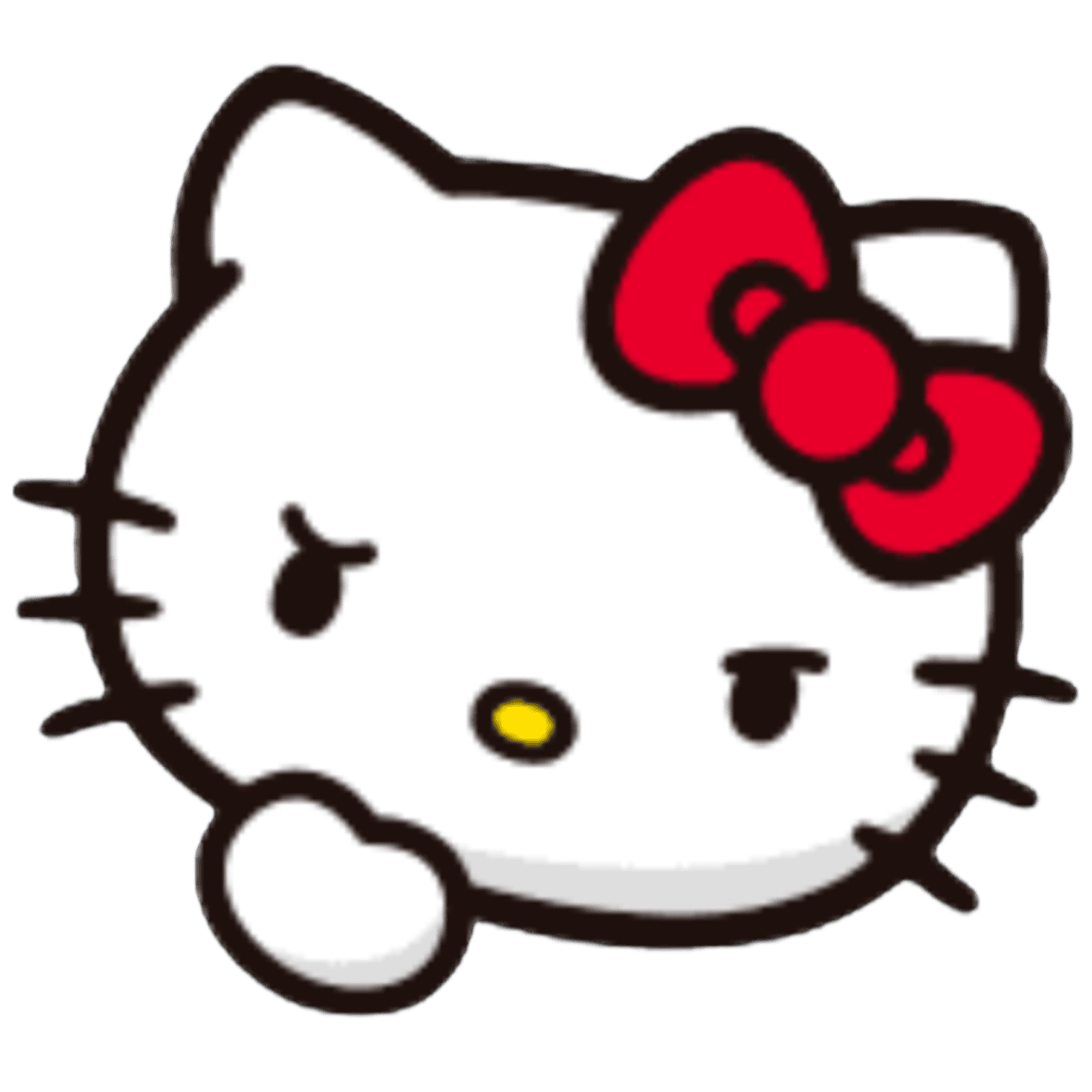 hellokitty think Discord emoji — free static PNG download