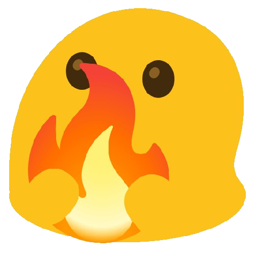 blobfire Discord emoji — free static PNG download