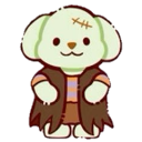 zombie puppy Discord emoji — free static PNG download