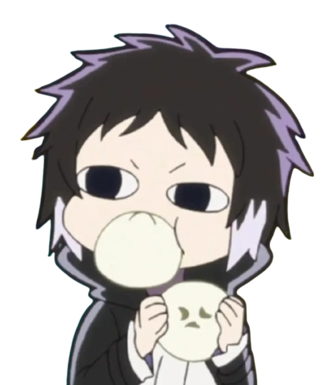 akutagawa chibi bun Discord emoji — free static PNG download