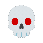 skullglowingeyes Discord emoji — free animated GIF download