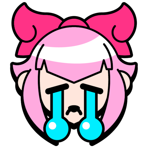 melodie sad brawlstars pin Discord emoji — free static PNG download
