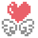 heart wings Discord emoji — free animated GIF download