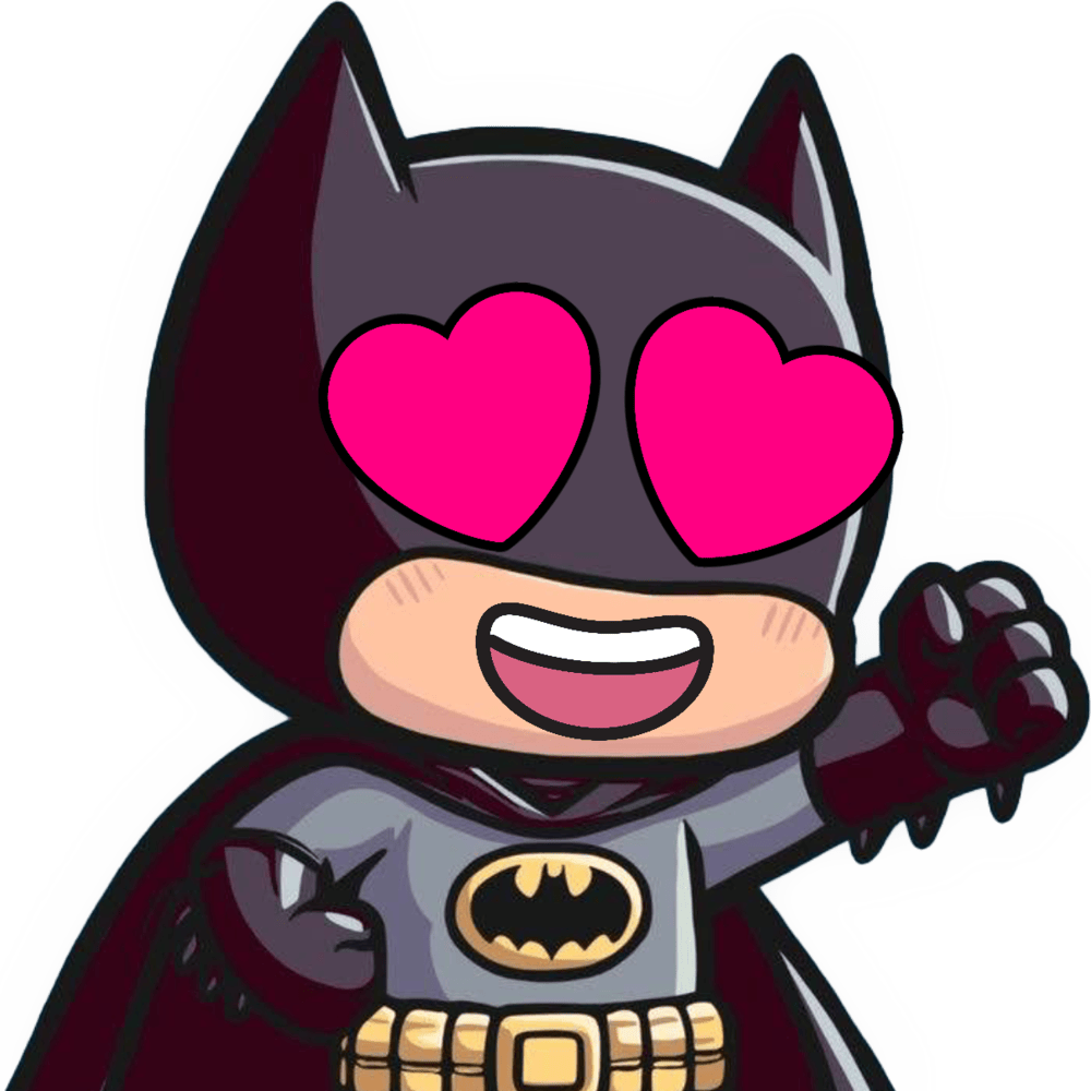 batman heartpinkeyes Discord emoji — free static PNG download