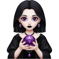 gothwoman Discord emoji — free static PNG download