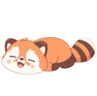 red panda relax Discord emoji — free static PNG download