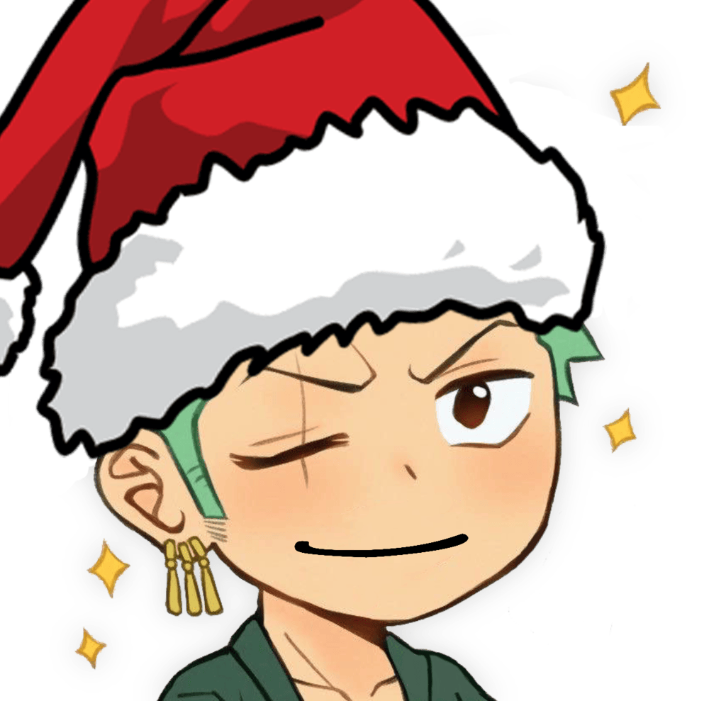 zoro smilesanta Discord emoji — free static PNG download