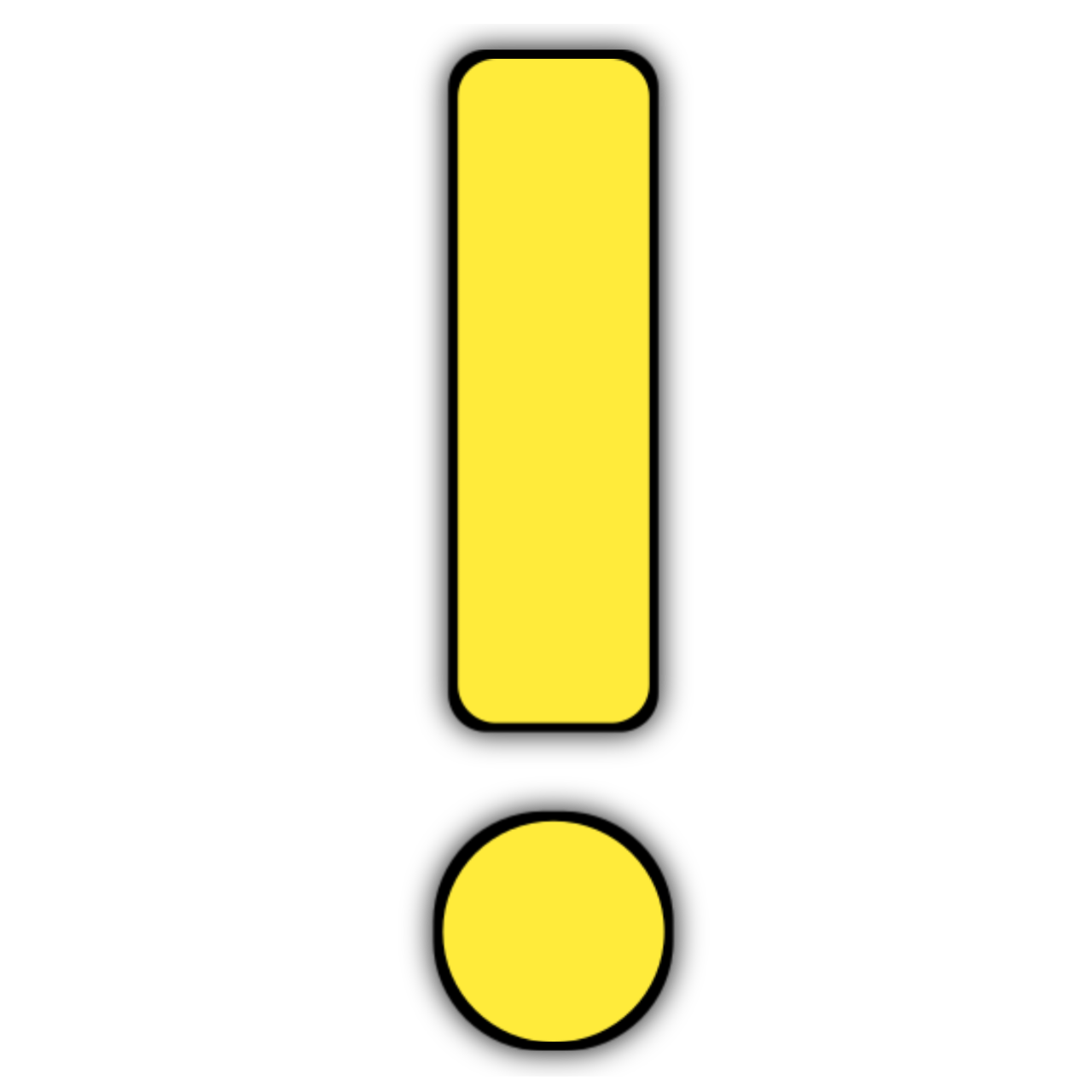 warning Discord emoji — free static PNG download