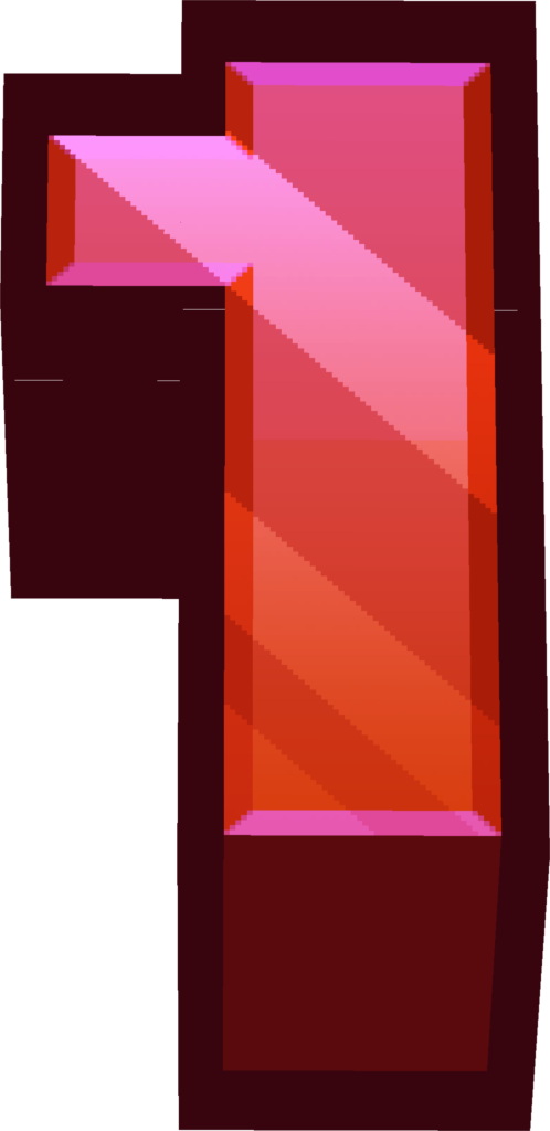 minecraft red 1 Discord emoji — free static PNG download