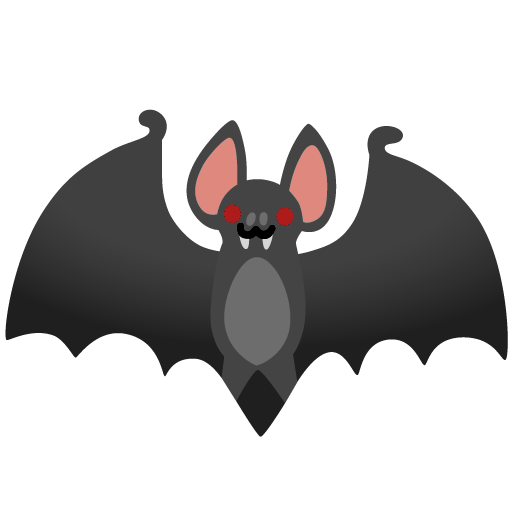 vampire bat Discord emoji — free static PNG download