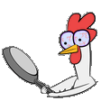 chicken Discord emoji — free animated GIF download