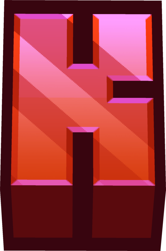 minecraft red k Discord emoji — free static PNG download