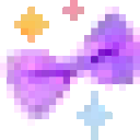 purple bow Discord emoji — free animated GIF download