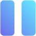 blue pause Discord emoji — free static PNG download