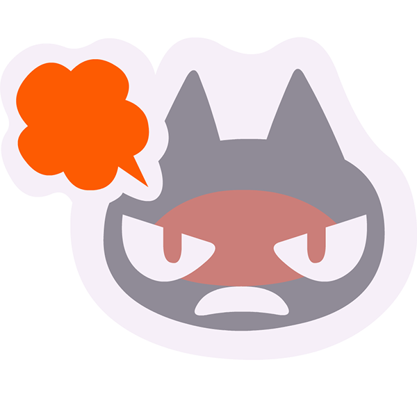 animalcrossing aggravation Discord emoji — free static PNG download