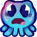 scared octopus Discord emoji — free static PNG download
