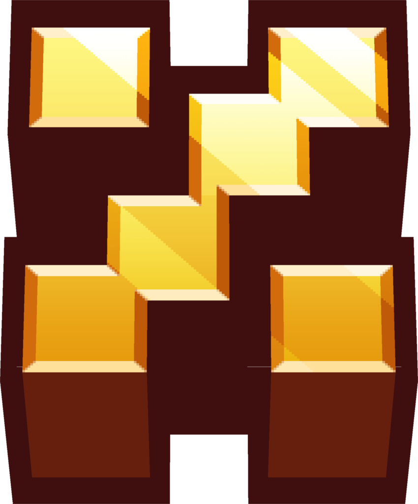 minecraft gold percent Discord emoji — free static PNG download