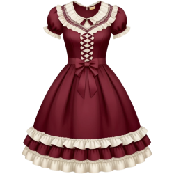 whiteredlolitadress Discord emoji — free static PNG download