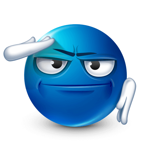 salute Discord emoji — free static PNG download