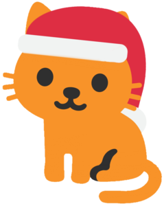 santacat Discord emoji — free static PNG download