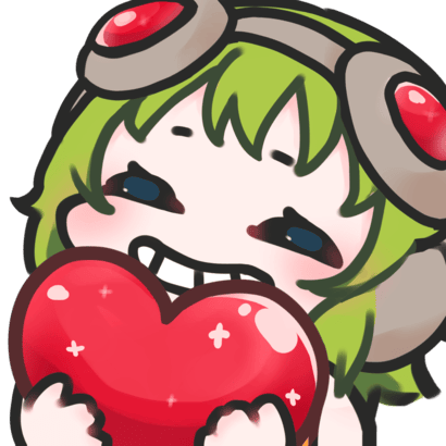 gumi love Discord emoji — free static PNG download