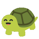 aturtle yuh uh Discord emoji — free animated GIF download