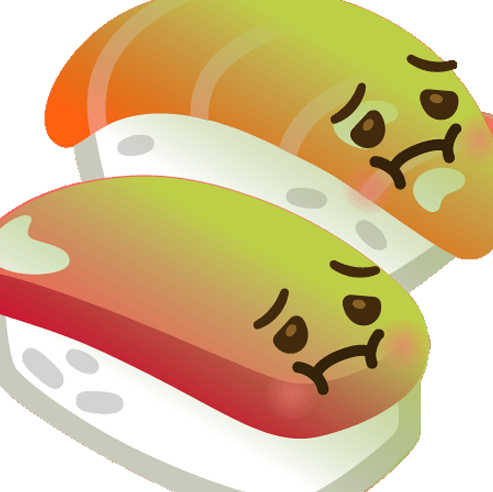 bad sushi Discord emoji — free static PNG download
