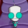 invaderzim wave Discord emoji — free animated GIF download
